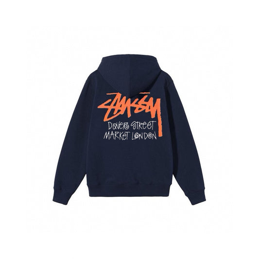 STUSSY DOVER STREET BLUE HOODIE
