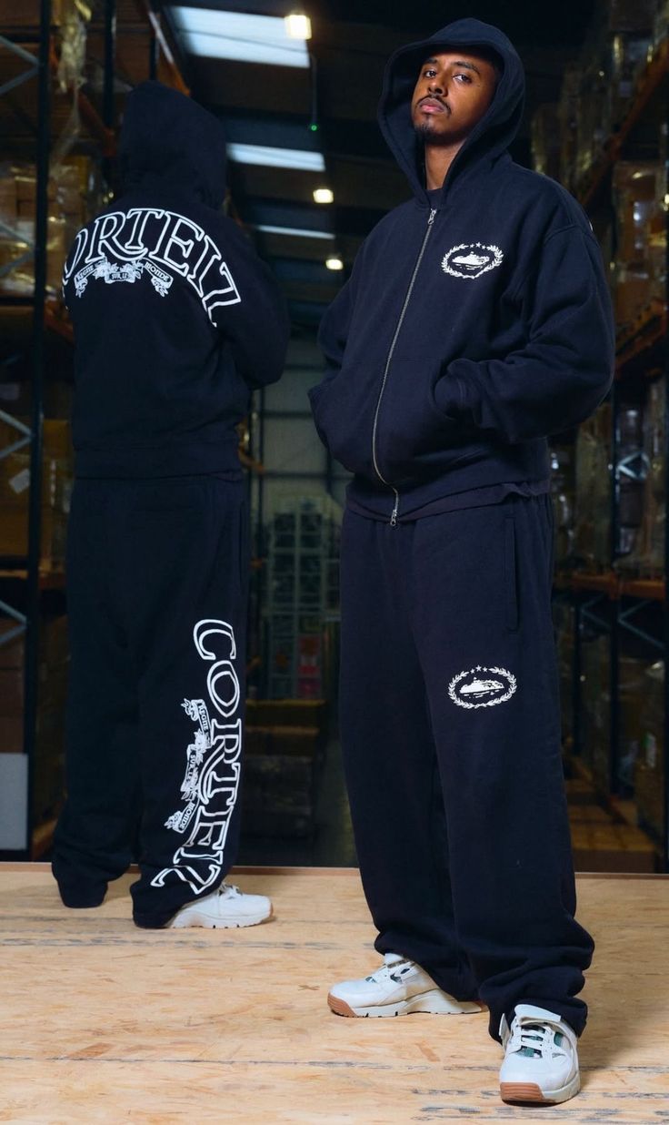 CORTEIZ ROYALE BLACK TRACKSUIT
