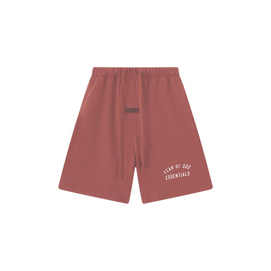 FEAR OF GODS ESSENTIALS RED SHORTS