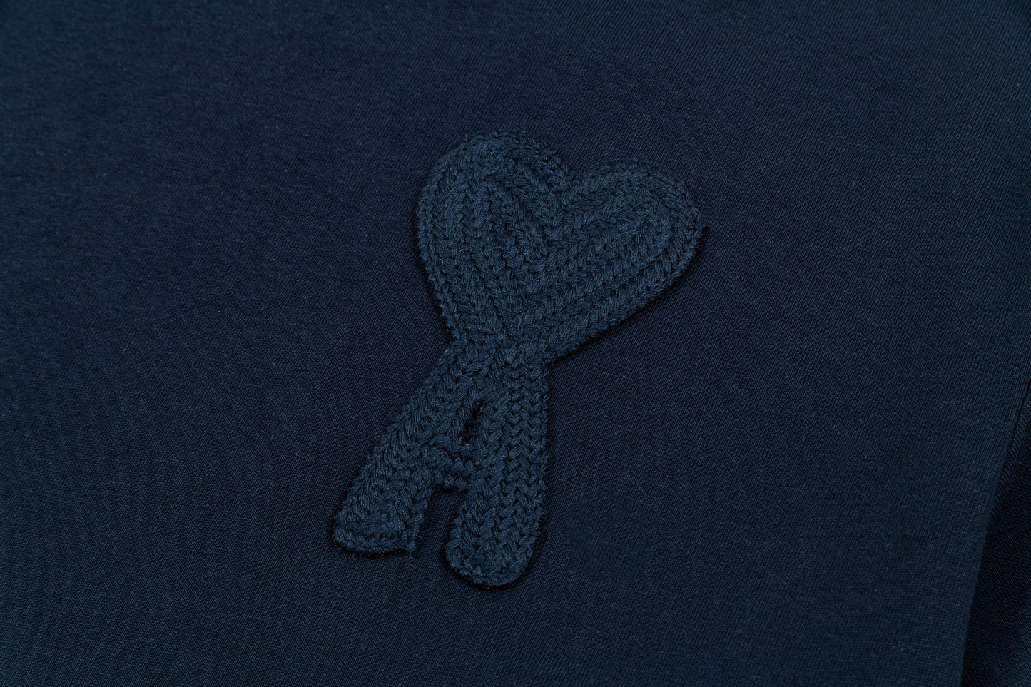AMI PARIS FULL DARK BLUE T-SHIRT