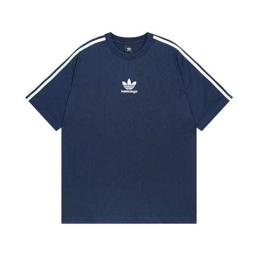 BALENCIAGA X ADIDAS DARK BLUE T-SHIRT SS22