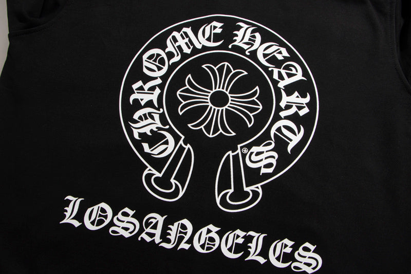 CHROME HEARTS LOS ANGELES ZIP BLACK HOODIE