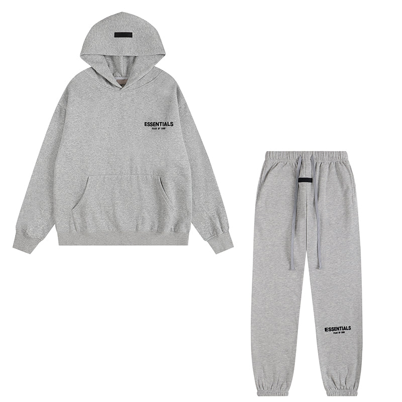 FEAR OF GODS ESSENTIALS SS22 LIGHT OATMEAL TRACKSUIT