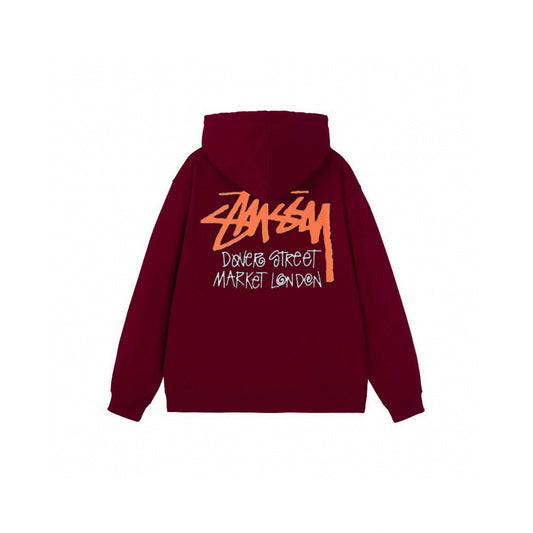 STUSSY DOVER STREET RED HOODIE