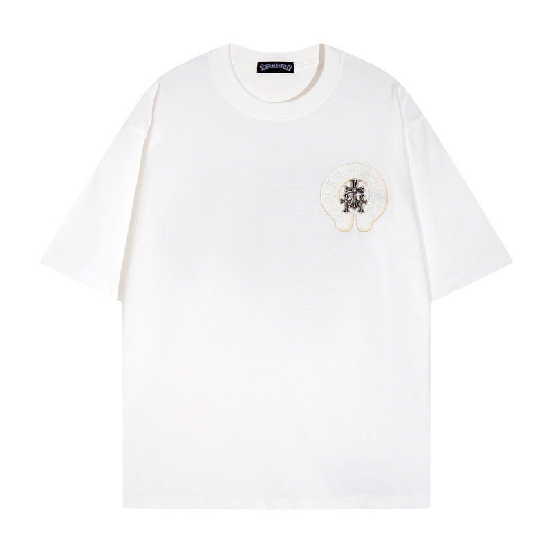 CHROME HEARTS RELIEVED LOGO WHITE T-SHIRT