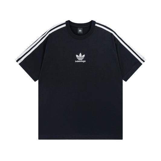 BALENCIAGA X ADIDAS BLACK T-SHIRT SS22