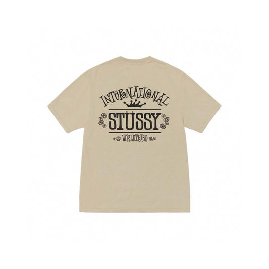 STUSSY INTERNATIONAL BEIGE T-SHIRT
