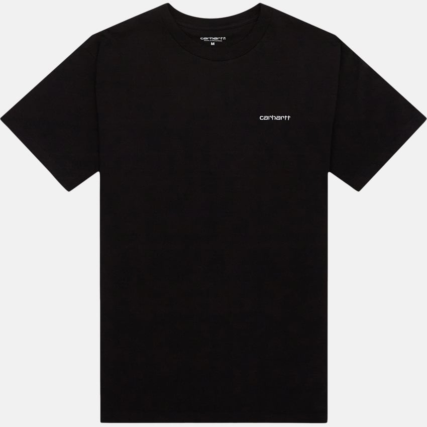 CARHARTT SMALL LOGO BLACK T-SHIRT