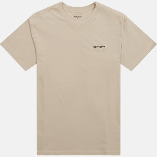 CARHARTT SMALL LOGO BEIGE T-SHIRT