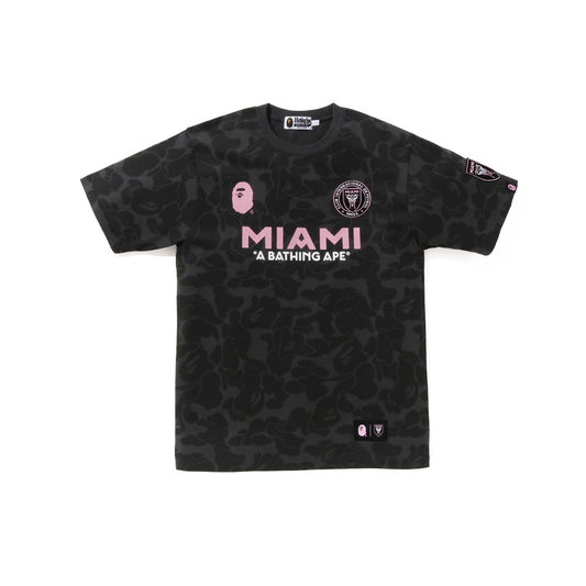 BAPE X INTER MIAMI BLACK T-SHIRT