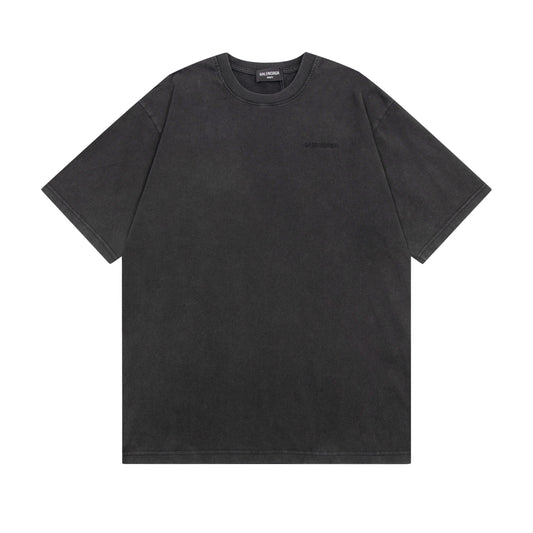 BALENCIAGA BASIC WASHED BLACK T-SHIRT