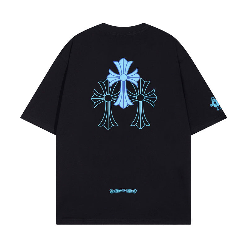 CHROME HEARTS TRIPLE CROSS BLACK T-SHIRT