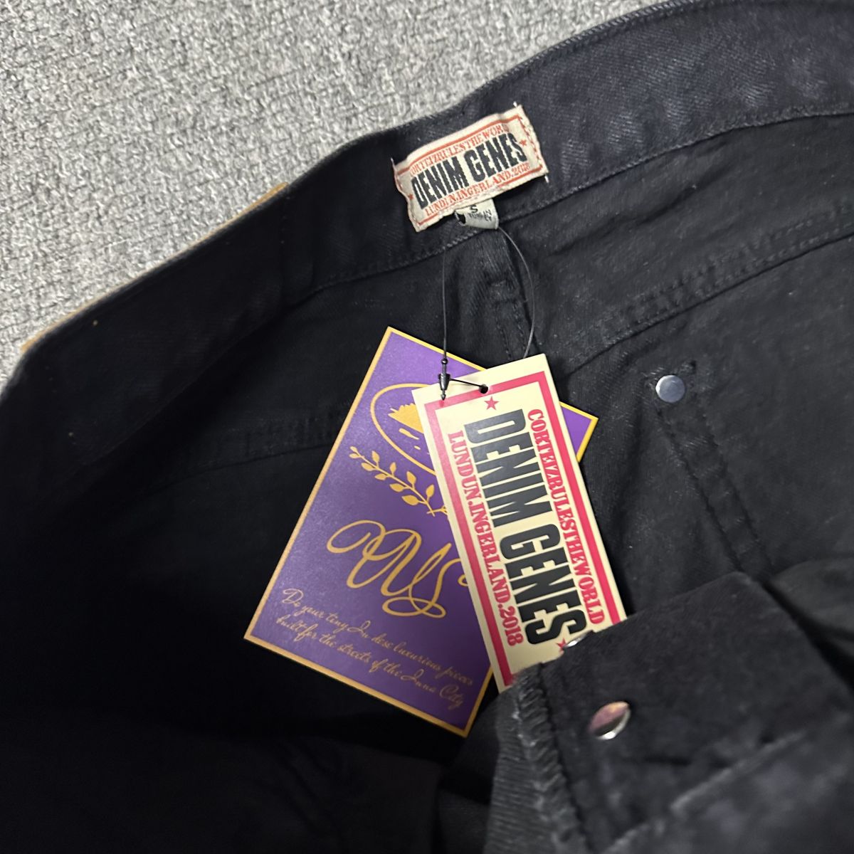 CORTEIZ ALCATRAZ BLACK JEAN PANT