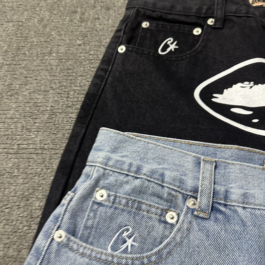 CORTEIZ ALCATRAZ JEANS SHORTS