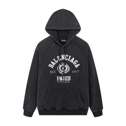 BALENCIAGA 40 RUE DE SEVRES WASHED HOODIE