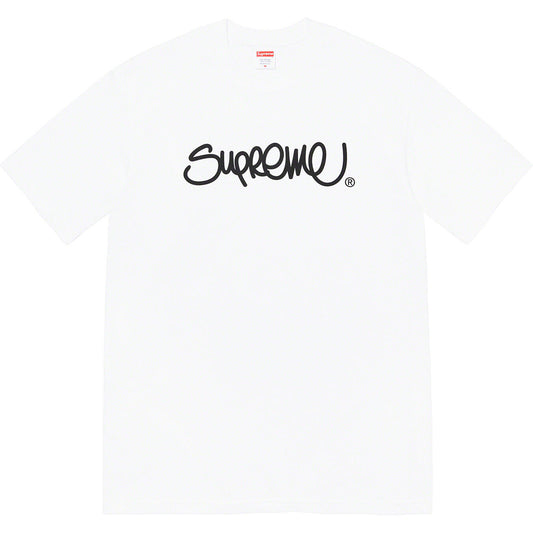SUPREME HANDSTYLE WHITE T-SHIRT