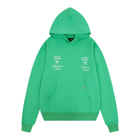 REPRESENT OLYMPUS GREEN HOODIE