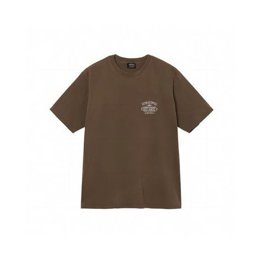 STUSSY INTERNATIONAL BROWN T-SHIRT