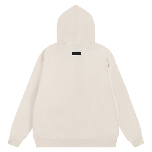 FEAR OF GODS ESSENTIALS CLOUD DANCER BEIGE HOODIE