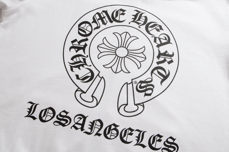 CHROME HEARTS LOS ANGELES ZIP WHITE HOODIE