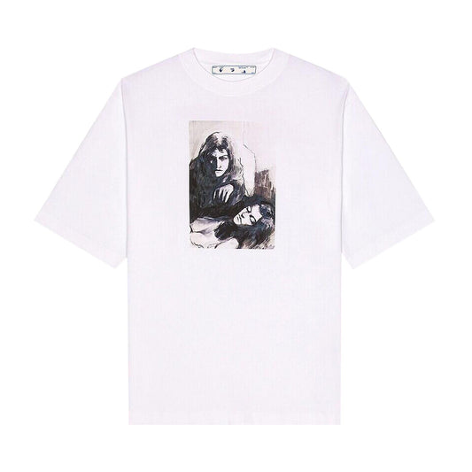 OFF WHITE MIRKO ARTIST WHITE T-SHIRT