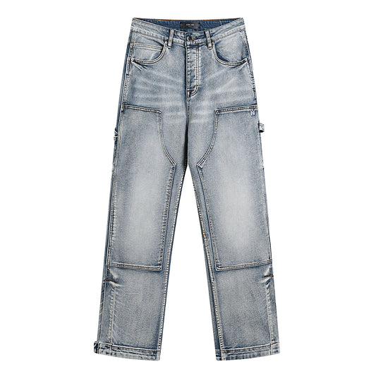 AMIRI CARPENTER STRAIGHT-LEG JEANS