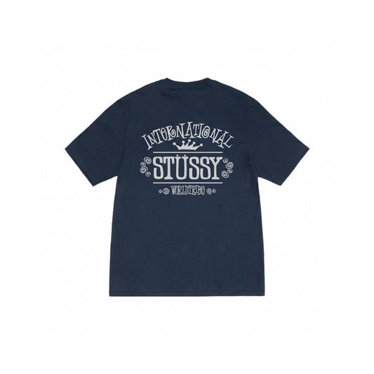 STUSSY INTERNATIONAL BLUE T-SHIRT