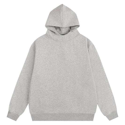 FEAR OF GODS ESSENTIALS CLOUD DANCER GREY HOODIE