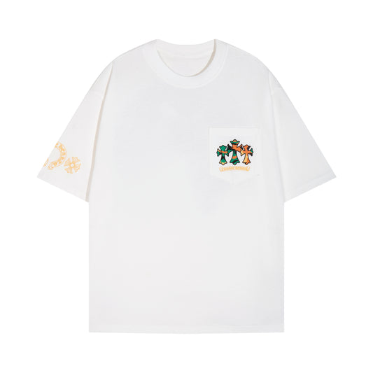 CHROME HEARTS CEMENTERY WHITE T-SHIRT