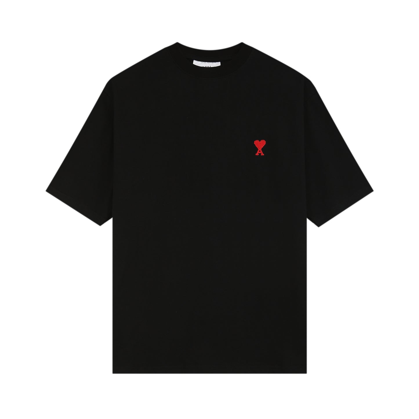 AMI PARIS BASIC BLACK T-SHIRT