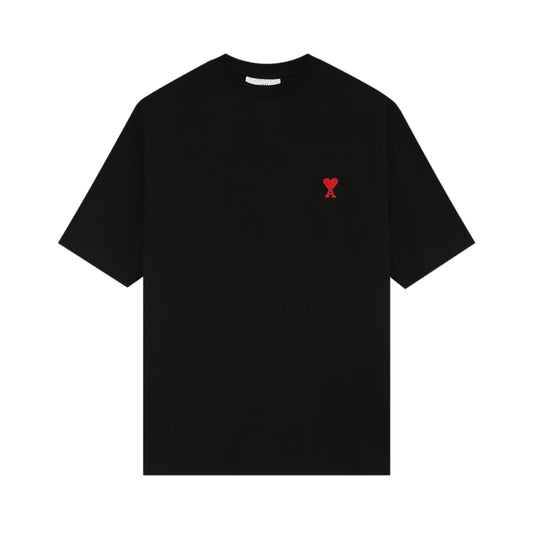 AMI PARIS BASIC BLACK T-SHIRT