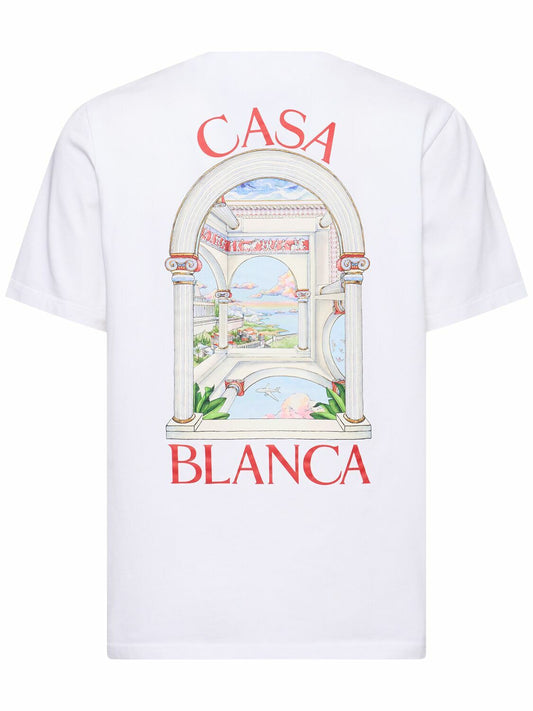 CASABLANCA LE PASSAGE WHITE T-SHIRT
