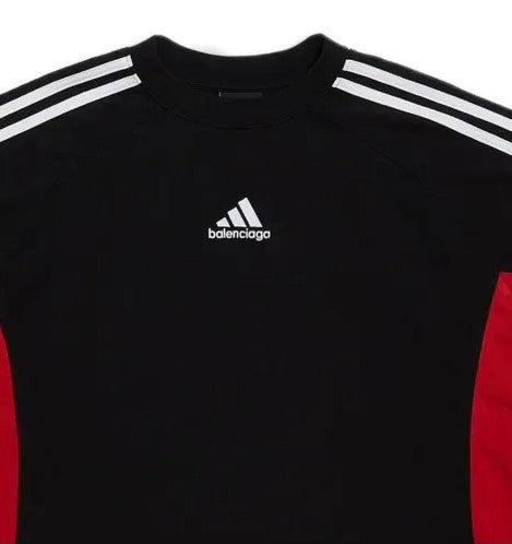 BALENCIAGA X ADIDAS BLACK T-SHIRT SS23