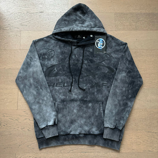 HELLSTAR FULL WASHED GREY HODDIE