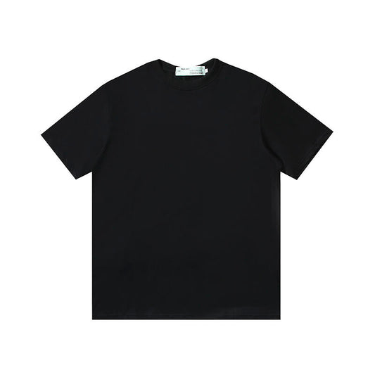 OFF WHITE CUTOUT BLACK T-SHIRT