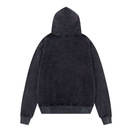 REPRESENT WASHED BLACK HOODIE