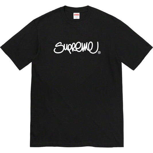 SUPREME HANDSTYLE BLACK T-SHIRT