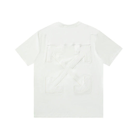 OFF WHITE CUTOUT WHITE T-SHIRT
