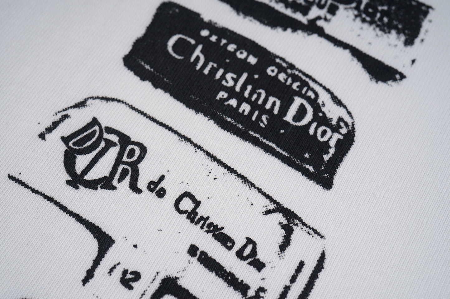 DIOR SADDLE CARD WHITE T-SHIRT