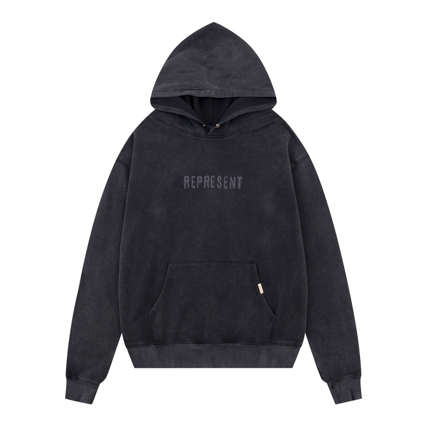 REPRESENT WASHED BLACK HOODIE
