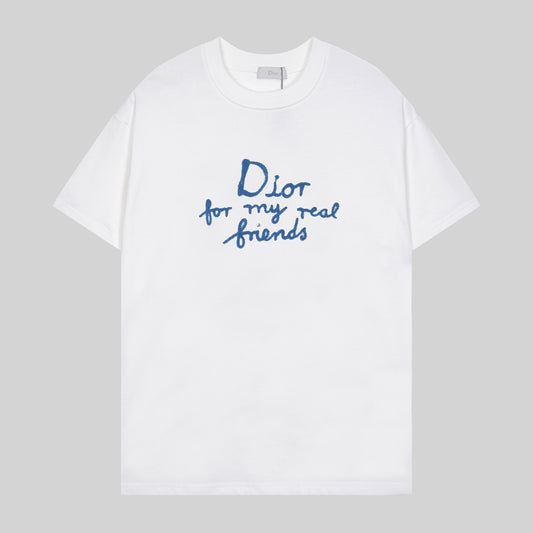 DIOR FOR MY REAL FRIENDS WHITE T-SHIRT