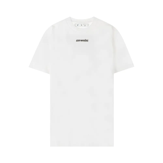 OFF WHITE MARKER ARROWS WHITE AND BLUE T-SHIRT