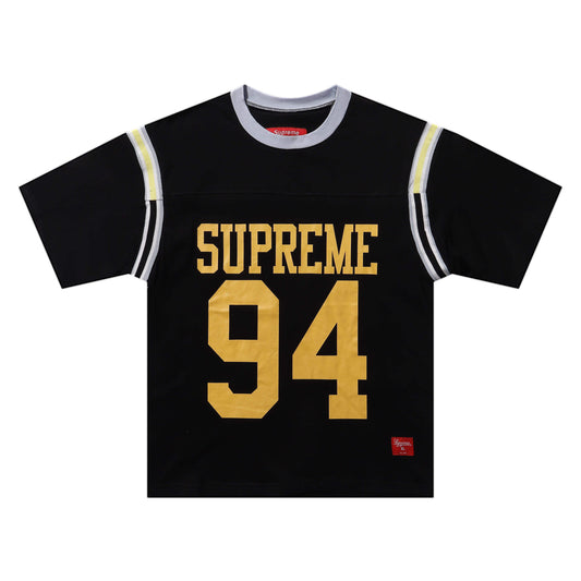 SUPREME FOOTBALL BLACK T-SHIRT