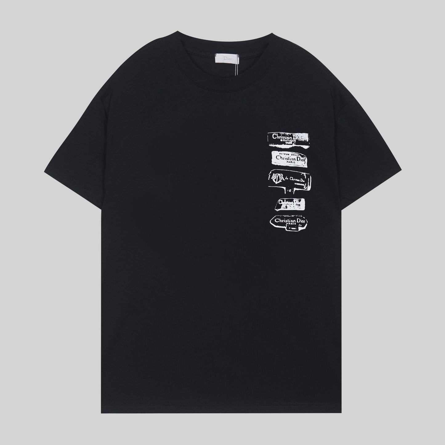 DIOR SADDLE CARD BLACK T-SHIRT