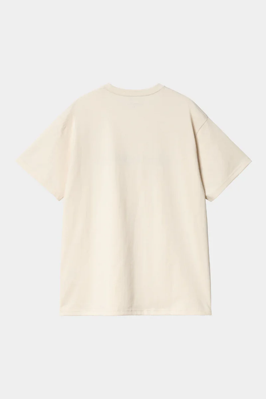 CARHARTT BASIC BEIGE AND PURPLE T-SHIRT