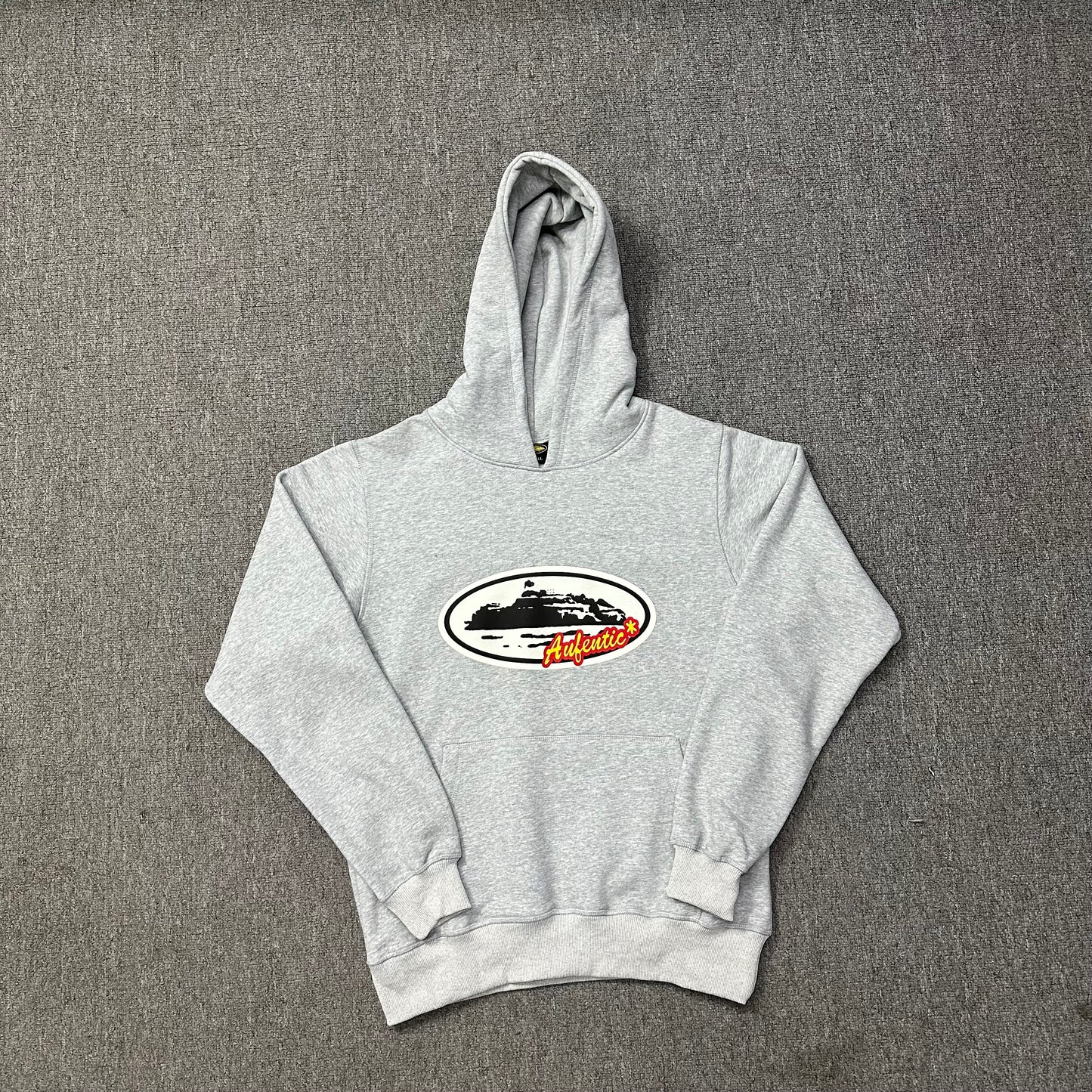CORTEIZ ALCATRAZ AUTENTIC GREY HOODIE
