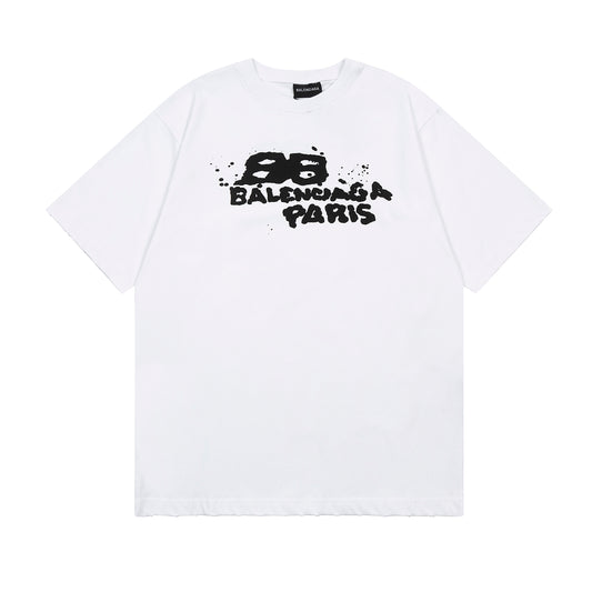 BALENCIAGA HAND DROWN WHITE T-SHIRT