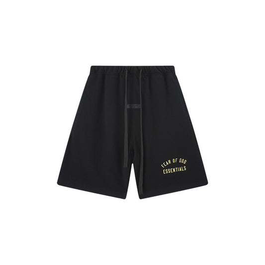 FEAR OF GODS ESSENTIALS BLACK SHORTS