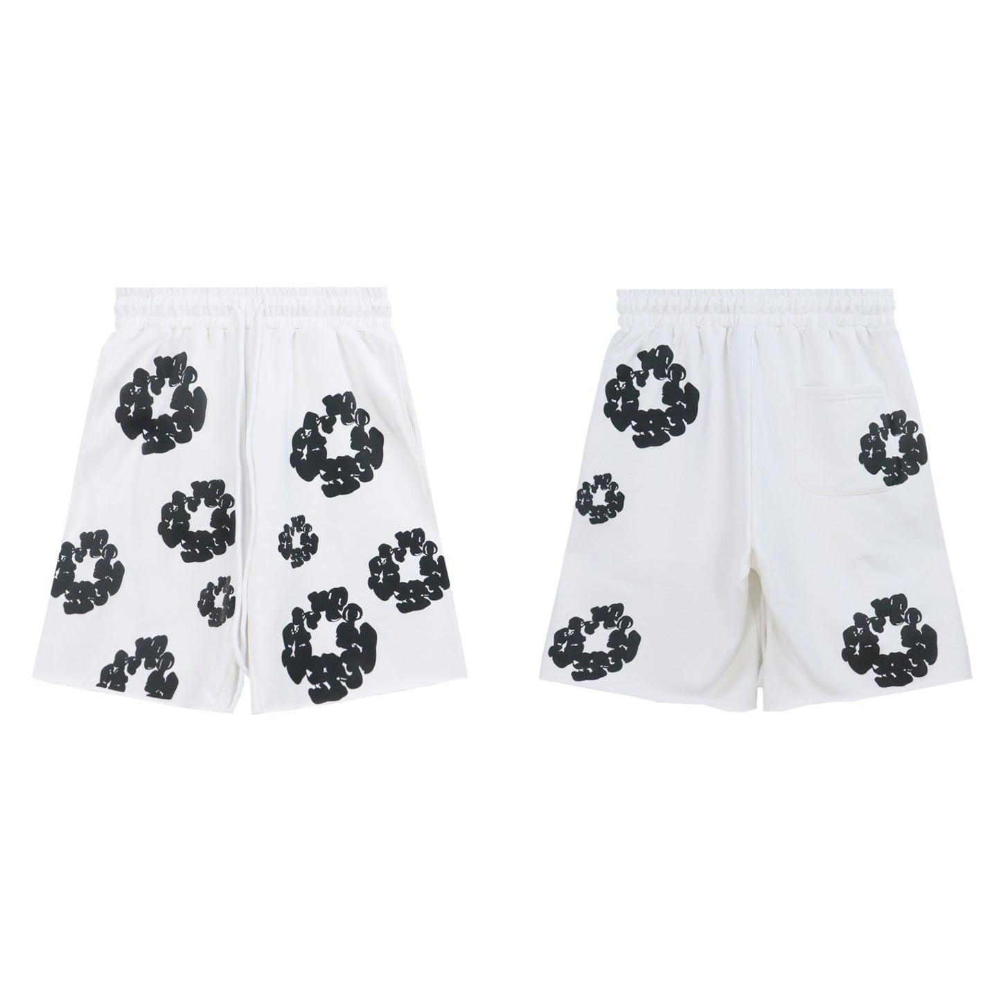 DENIM TEARS WHITE SHORTS