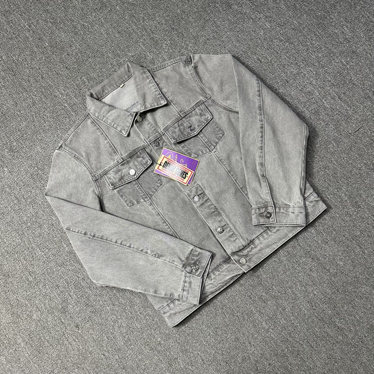 CORTEIZ GREY JEAN TRACKSUIT